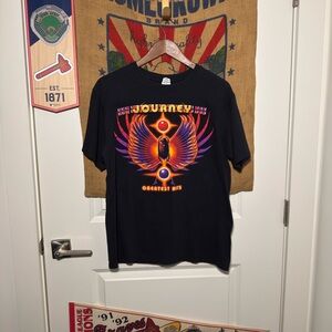 Y2K 2012 Black Journey Greatest Hits Tour Graphic T-Shirt (M)